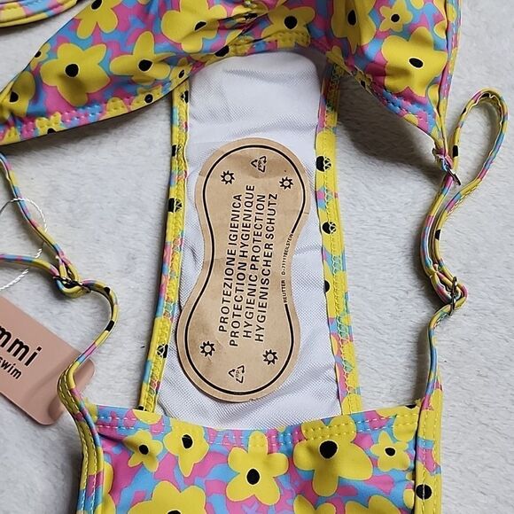 2556 NWT Jimmi Swim Retro Set Size Medium - Picture 8 of 9